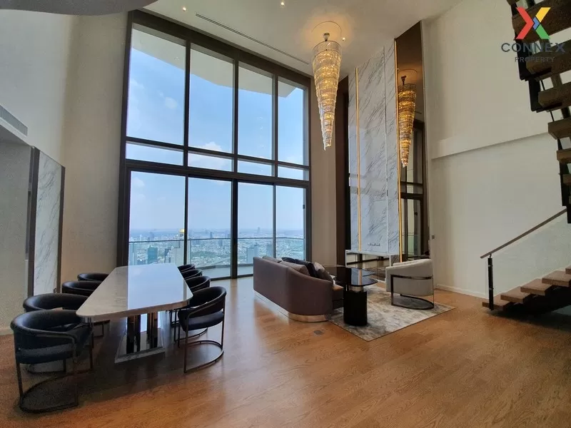 FOR SALE condo , Magnolias Waterfront Residence , Duplex , nice view , high floor , river view , Khlong Ton Sai , Khlong San , Bangkok , CX-00358 4