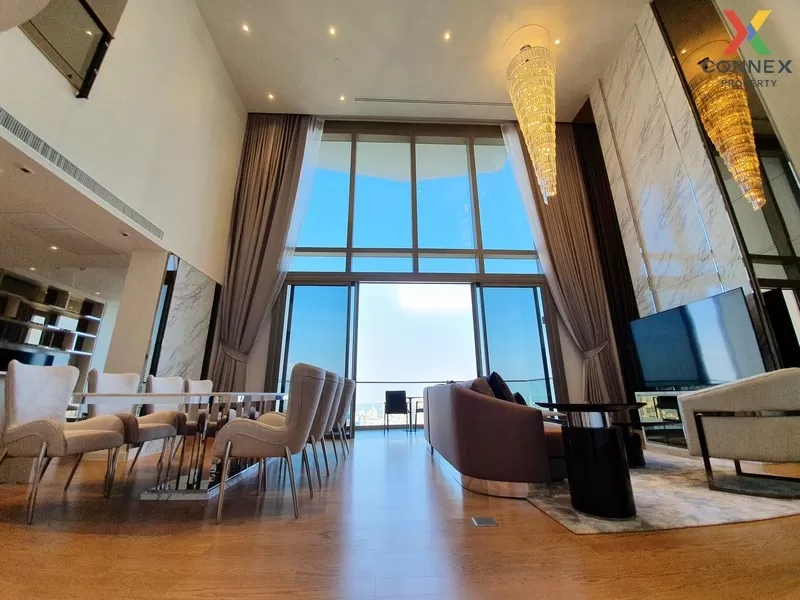 FOR SALE condo , Magnolias Waterfront Residence , Duplex , nice view , high floor , river view , Khlong Ton Sai , Khlong San , Bangkok , CX-00358