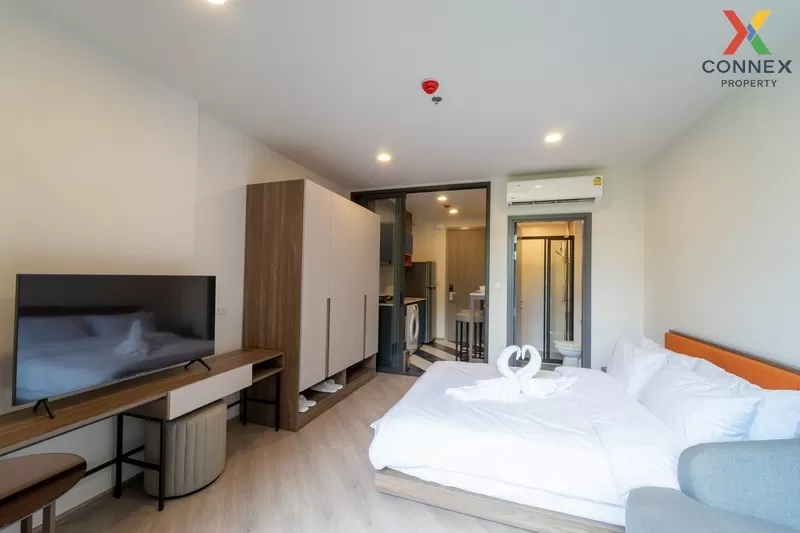 FOR RENT condo , The Base Saphanmai , high floor , BTS-Sai Yud , Anusawari , Bang Khen , Bangkok , CX-00477