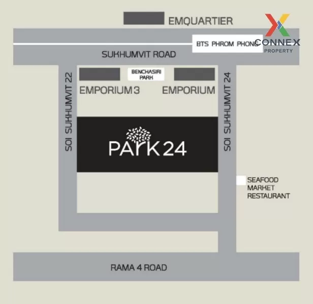 FOR SALE condo , Park Origin Phrom Phong , Duplex , high floor , BTS-Phrom Phong , Khlong Tan , Khlong Toei , Bangkok , CX-00769