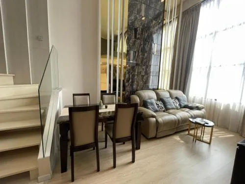 FOR RENT condo , KnightsBridge Prime Sathorn , Duplex , high floor , BTS-Chong Nonsi , Thungmahamek , Sa Thon , Bangkok , CX-01247