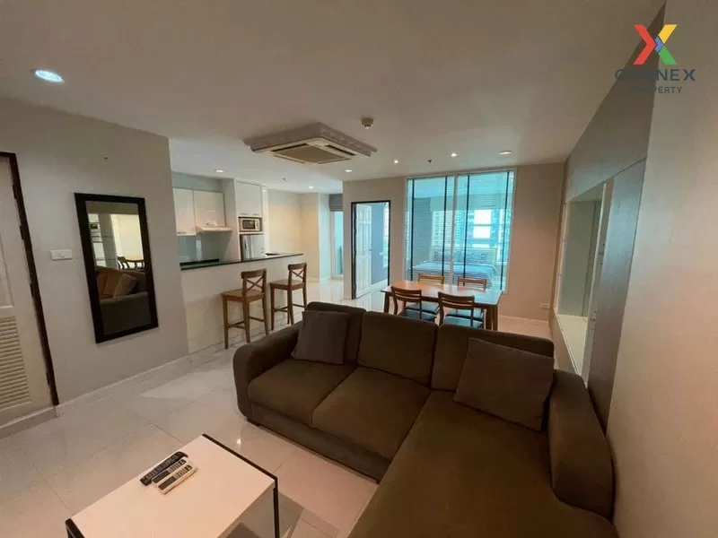 FOR RENT condo , Sukhumvit Living Town , Duplex , nice view , MRT-Phetchaburi , Khlong Toei Nuea , Watthana , Bangkok , CX-01816