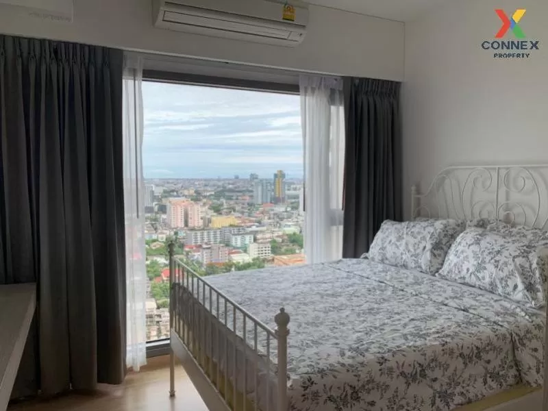 FOR RENT condo , Whizdom connect , Duplex , wide frontage , BTS-Punnawithi , Bang Chak , Phra Khanong , Bangkok , CX-02099