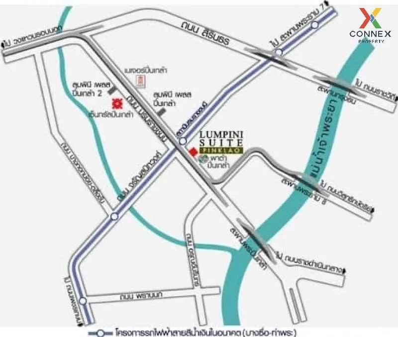 เช่า คอนโด  Lumpini Park Pinklao MRT-บางยี่ขัน บรมราชชนนี บางบำหรุ บางพลัด กรุงเทพ CX-02111