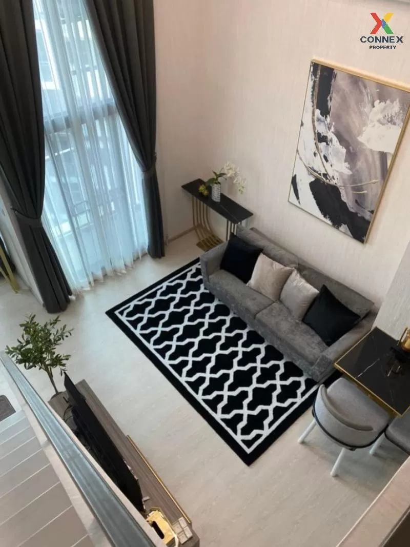 FOR RENT condo , Knightsbridge Phaholyothin Interchange , Duplex , wide frontage , BTS-Wat Phra Sri Mahathat , Anusawari , Bang Khen , Bangkok , CX-02274