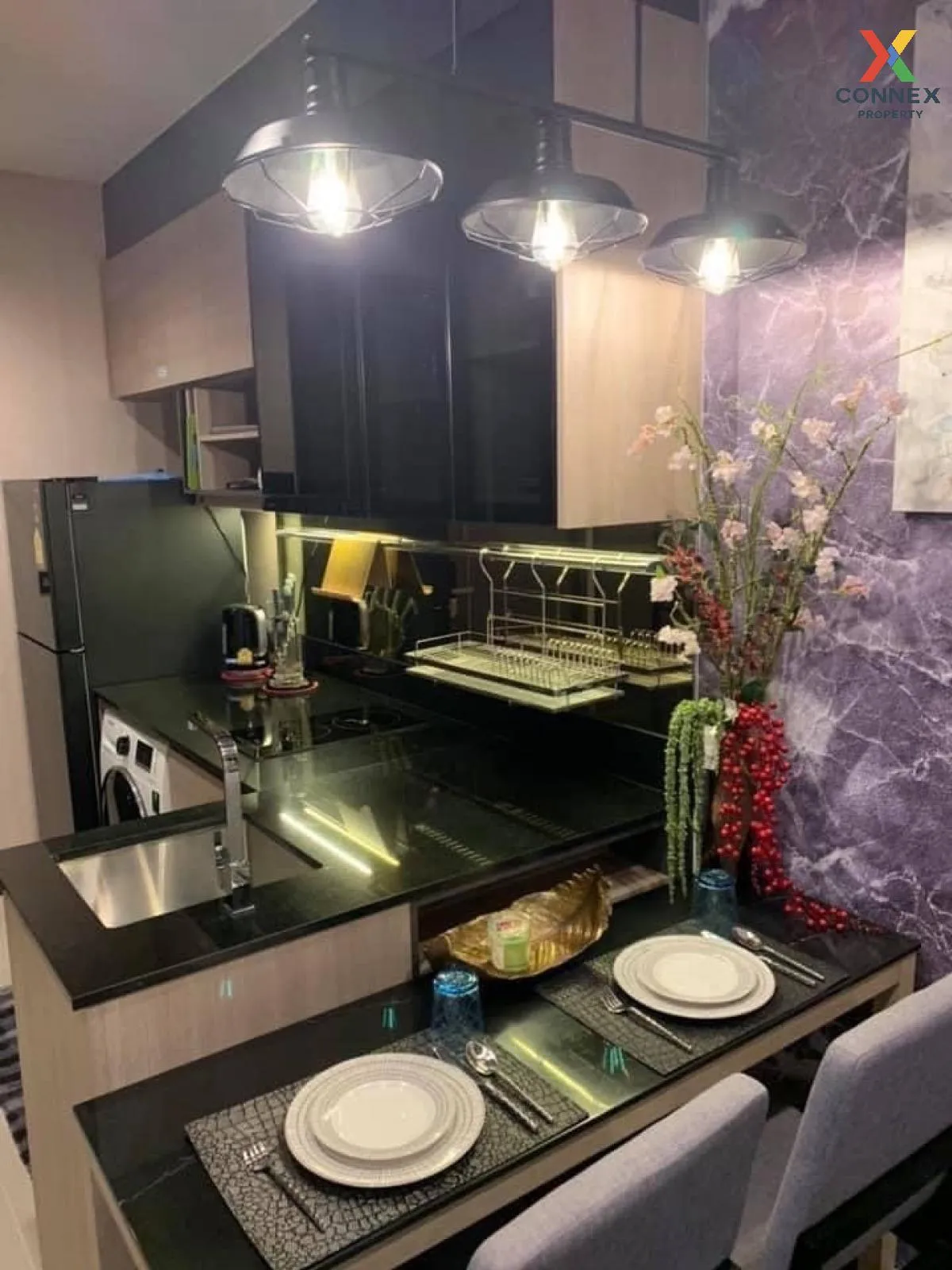 FOR RENT condo , The Line Asoke - Ratchada , Duplex , wide fronta 2
