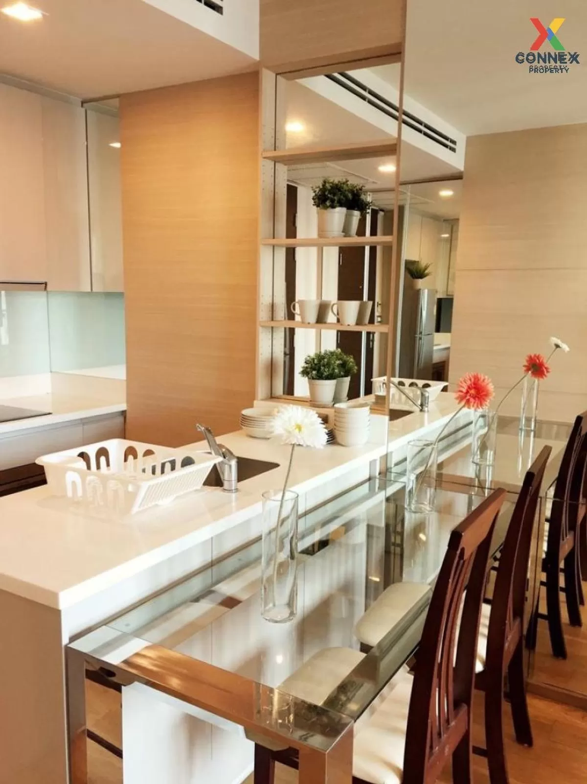 FOR RENT condo , The Address Asoke , Duplex , nice view , MRT-Phetchaburi , Makkasan , Rat Thewi , Bangkok , CX-04058