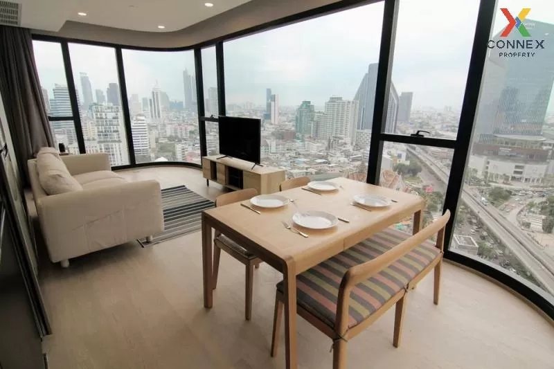 FOR RENT condo , Ashton Chula-Silom , nice view , high floor , corner unit , MRT-Sam Yan , Si Phraya , Bang Rak , Bangkok , CX-06008 2