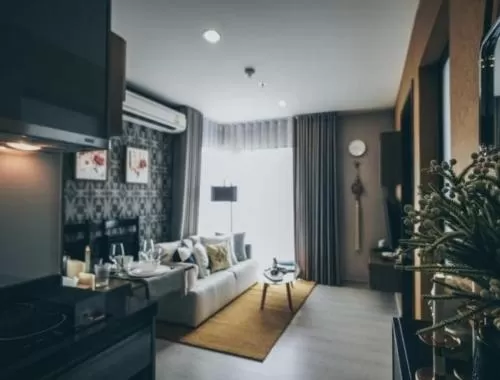 FOR RENT condo , RHYTHM Asoke , high floor , MRT-Phra Ram 9 , Makkasan , Rat Thewi , Bangkok , CX-06174