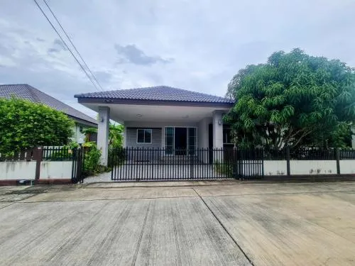 For Sale House ,  Baan Sakthip Vista 11 , wide frontage , Noen Phra , Mueang Rayong , Rayong , CX-101745