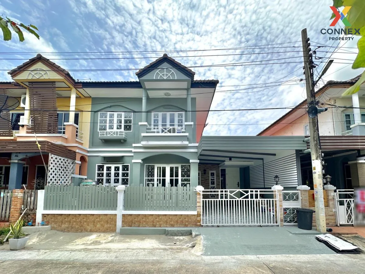 For Sale House , Baan Suthawee Cluster House , Bang Phli Yai , Bang Phli , Samut Prakarn , CX-102391 1