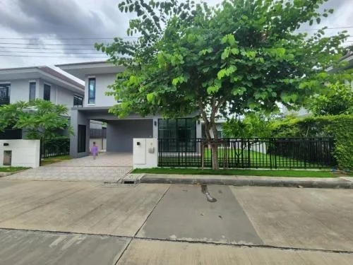 For Sale House , Sammakorn Chaiyapruek-Chaengwattana , wide frontage , Lahan , Bang Bua Thong , Nonthaburi , CX-102950