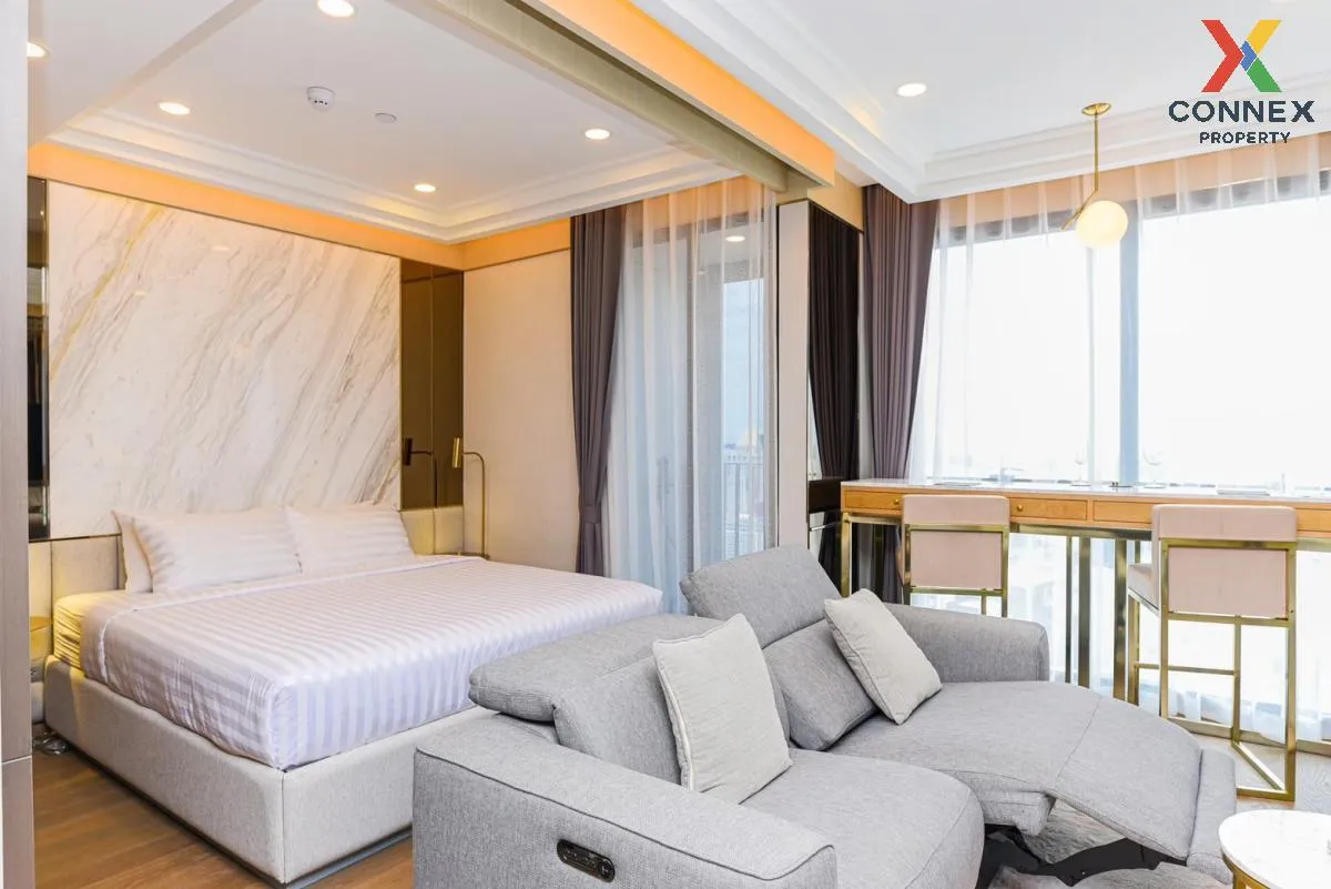 For Rent Condo , Ashton Chula-Silom , nice view , high floor , MRT-Sam Yan , Si Phraya , Bang Rak , Bangkok , CX-103051