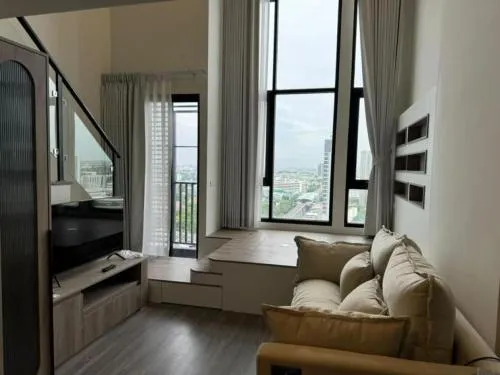 For Rent Condo , Knightsbridge Kaset Society , Duplex , BTS-Sena Nikhom , Sena Nikhom , Chatuchak , Bangkok , CX-103110