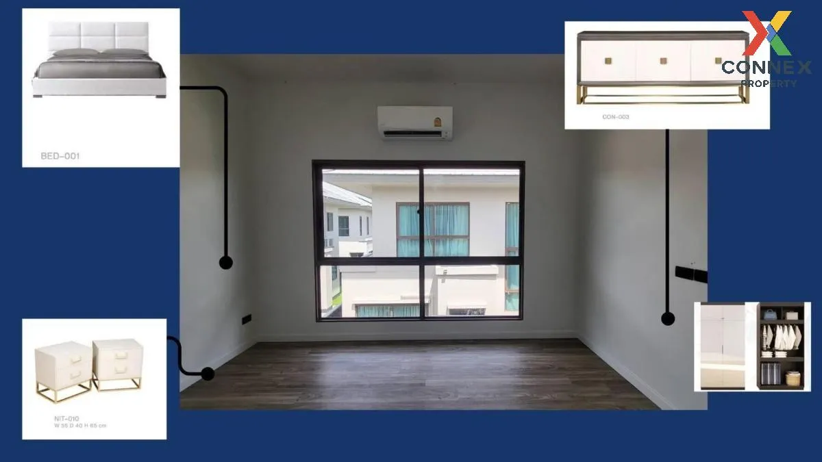 For Rent House , Burasiri Krungthep Kreetha , Hua Mak , Bang Kapi , Bangkok , CX-103902