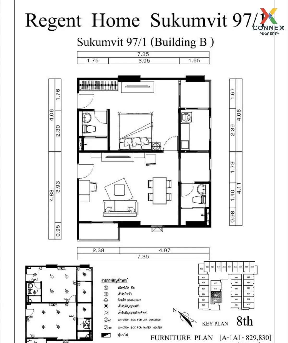 ขายคอนโด  รีเจ้นท์ โฮม สุขุมวิท 97/1 BTS-บางจาก บางจาก เขต พระโขนง กรุงเทพ CX-104825