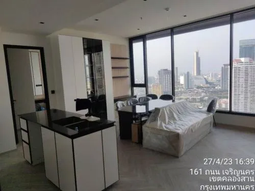 For Sale Condo , Chapter Charoennakhorn-Riverside , high floor , BTS-Krung Thon Buri , Bang Lamphu Lang , Khlong San , Bangkok , CX-104924