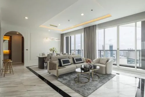 For Sale Condo , Menam Residences , BTS-Saphan Taksin , Wat Phraya Krai , Bang Kho Laem , Bangkok , CX-106990