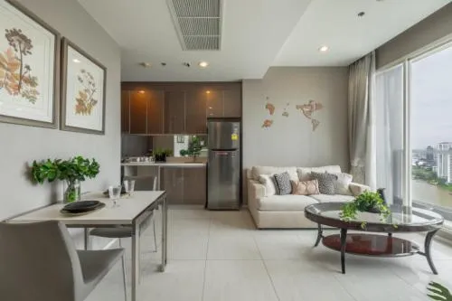 For Sale Condo , Menam Residences , BTS-Saphan Taksin , Wat Phraya Krai , Bang Kho Laem , Bangkok , CX-106995