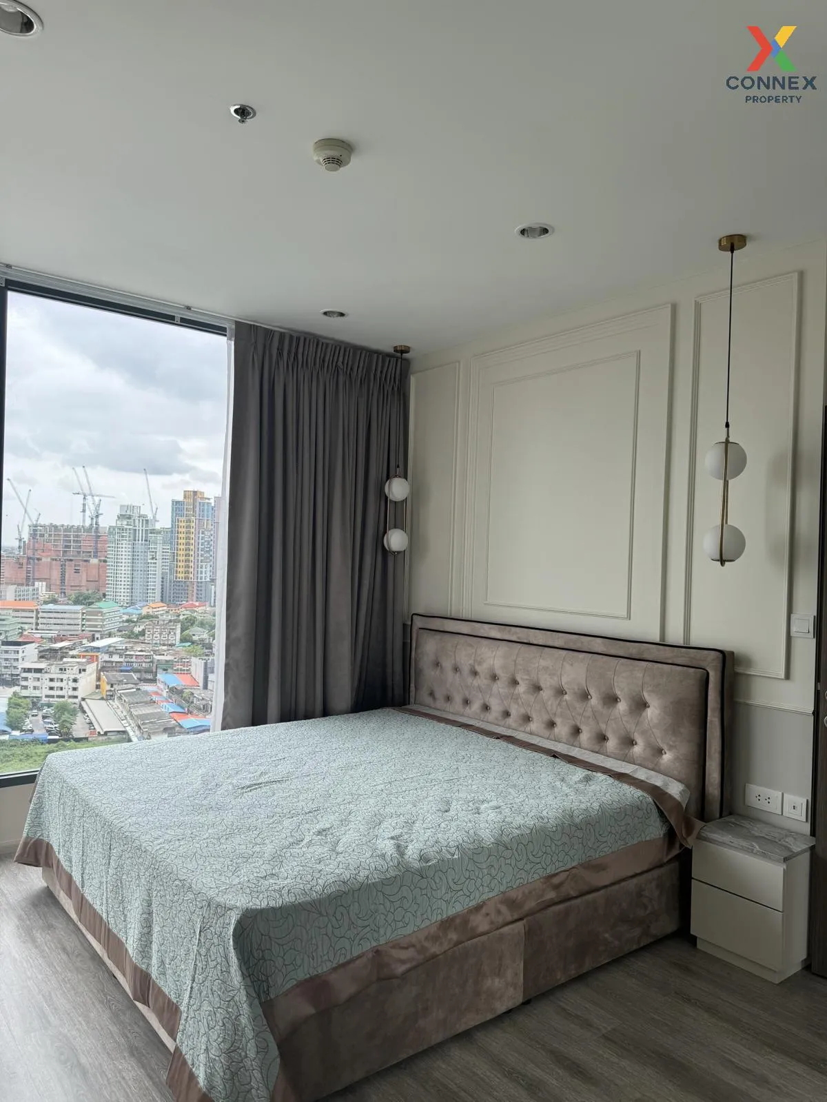 For Rent Condo , Ideo Mobi Sukhumvit 66 , nice view , high floor , corner unit , BTS-Udom Suk , Bang Na Nuea , Bang Na , Bangkok , CX-107037