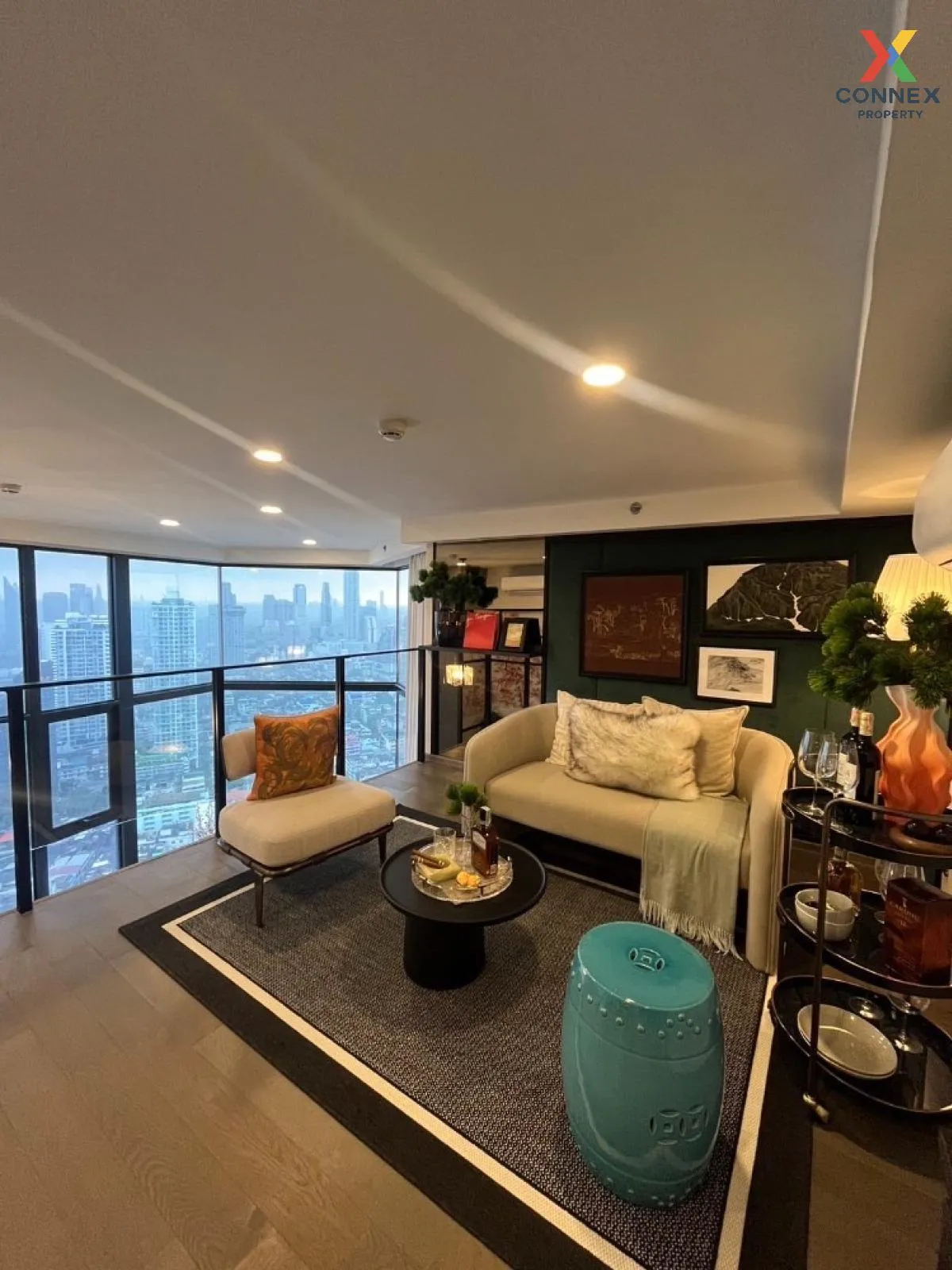 For Sale Condo , Park Origin Chula-Samyan , Duplex , Penthouse , high floor , MRT-Sam Yan , Maha Phruettharam , Bang Rak , Bangkok , CX-110036