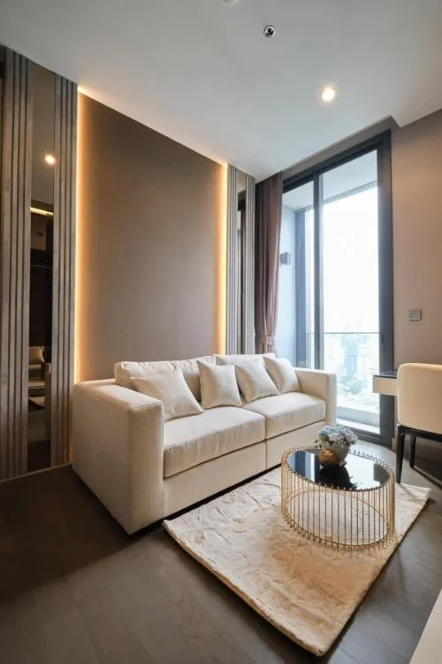 For Rent Condo , The Esse at Singha Complex , MRT-Phetchaburi , Bang Kapi , Huai Khwang , Bangkok , CX-110742