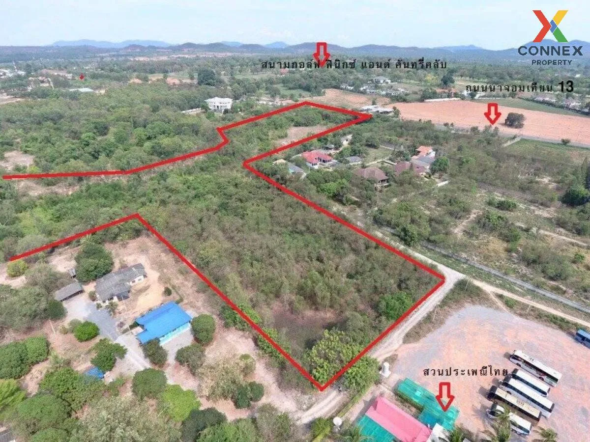 For Sale empty land Opposite Phoenix Golf Course, Chonburi , nice view , wide frontage , Huai Yai , Bang Lamung , Chon Buri , CX-112242