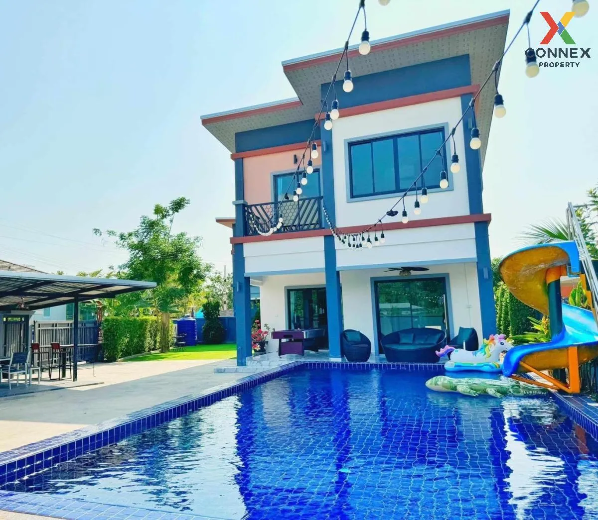 For Sale Pool villa house for sale, Soi Wat Bunkanchanaram 3 , Mu 1