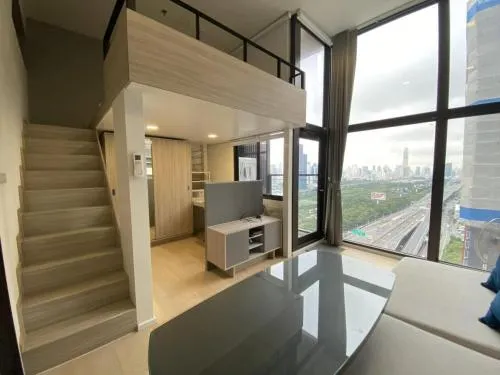 For Sale Condo , Chewathai Residence Asoke , Duplex , MRT-Phra Ram 9 , Makkasan , Rat Thewi , Bangkok , CX-113764