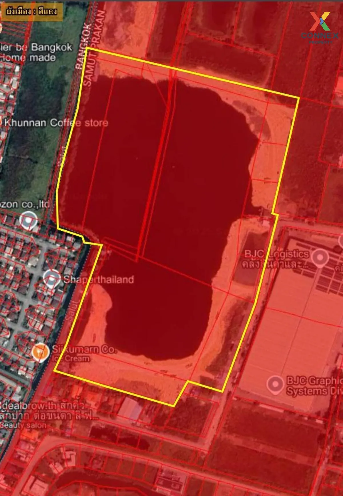 For Sale 90 rai of empty land, Rd. Bangna-Trad, Bang Phli, Samut  2