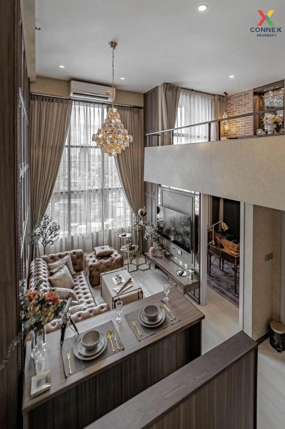 For Rent Condo , KnightsBridge Prime Sathorn , Duplex , high floo 1