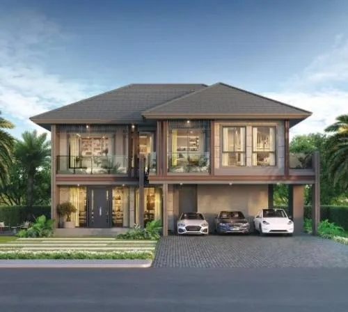 ขายบ้าน  เดอะ ปาล์ม แจ้งวัฒนะ - ชัยพฤกษ์ 2 คลองข่อย ปากเกร็ด นนทบุรี CX-122050