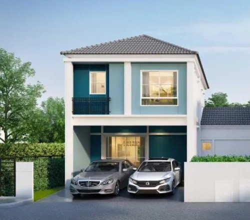 For Sale House , The Connect Bangna - Srivaree 2 , MRT-Sridan , Bang Chalong , Bang Phli , Samut Prakarn , CX-122212