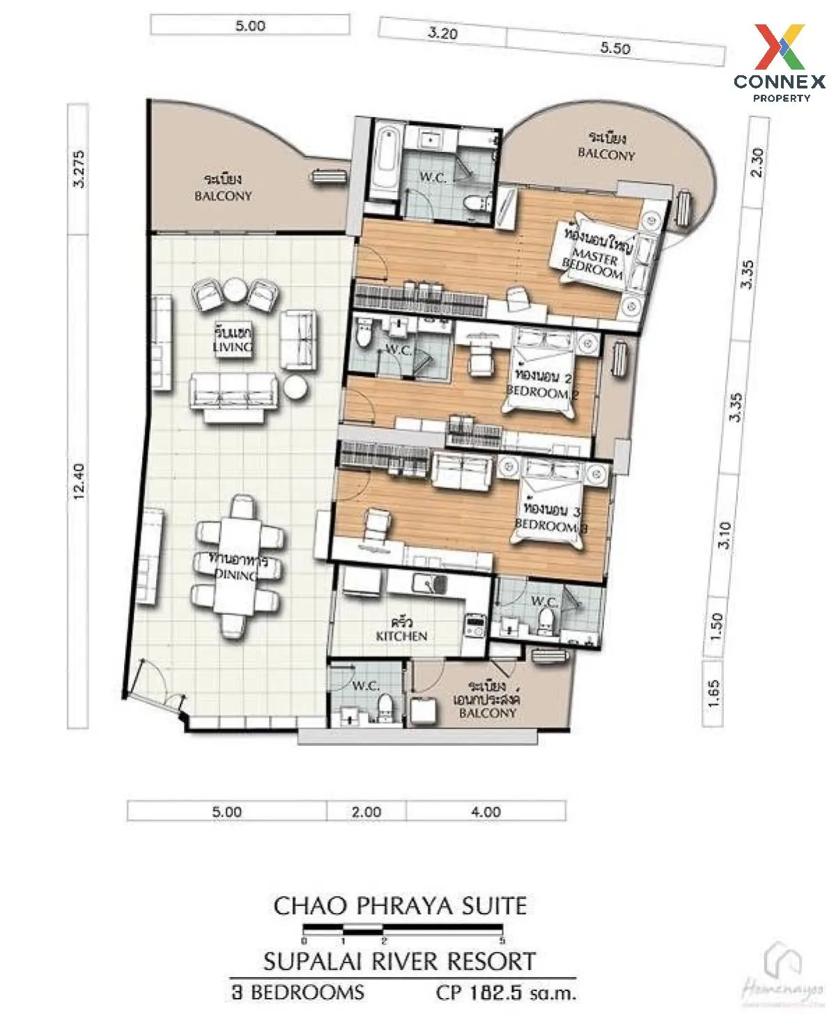 For Sale Condo , Supalai River Resort Charoen Nakhon , nice view  1