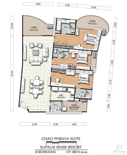 For Sale Condo , Supalai River Resort Charoen Nakhon , nice view , high floor , corner unit , river view , BTS-Krung Thon Buri , Samre , Thon Buri , Bangkok , CX-123184