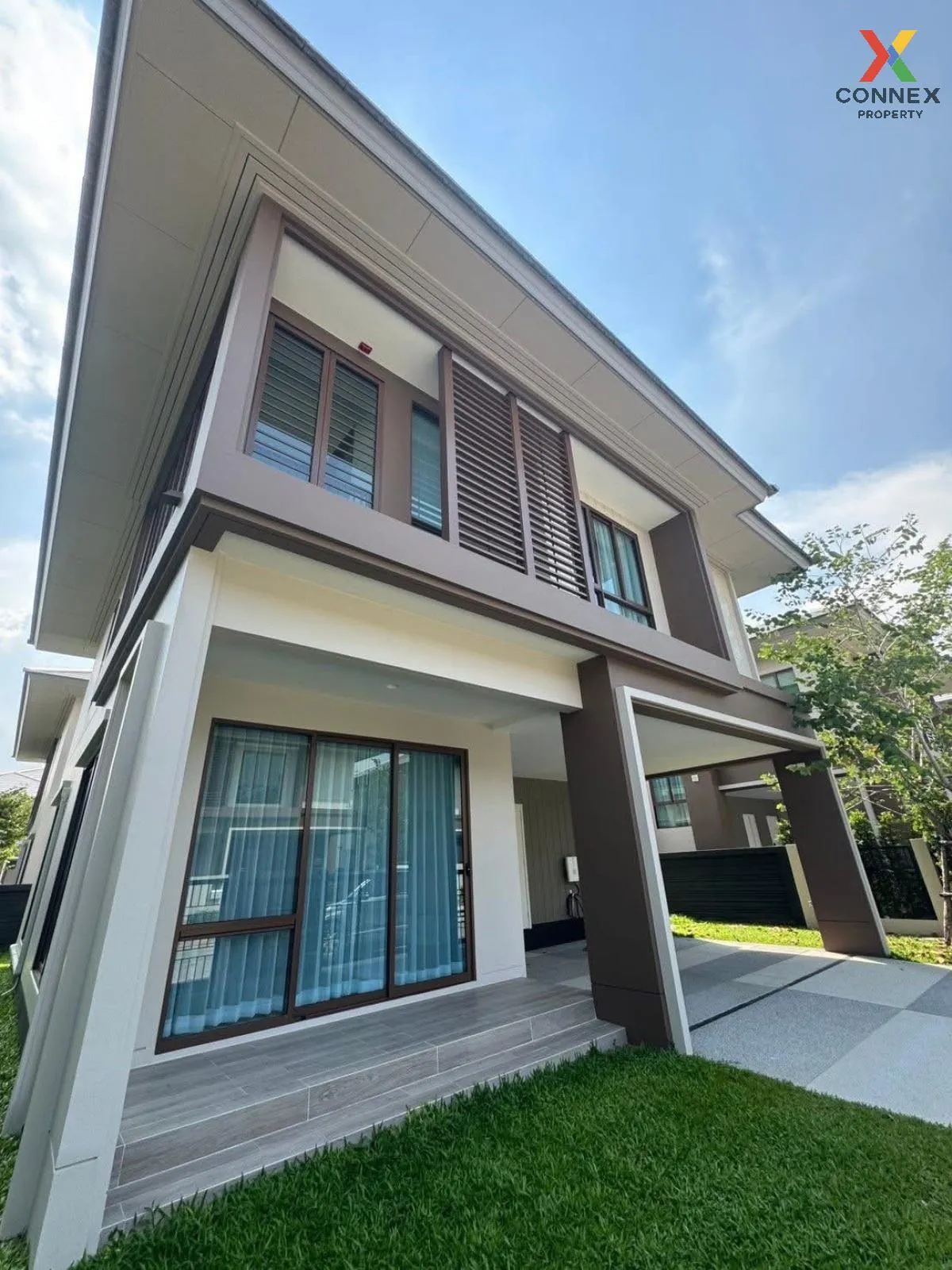 For Rent House , Burasiri Krungthep Kreetha , wide frontage , new 2