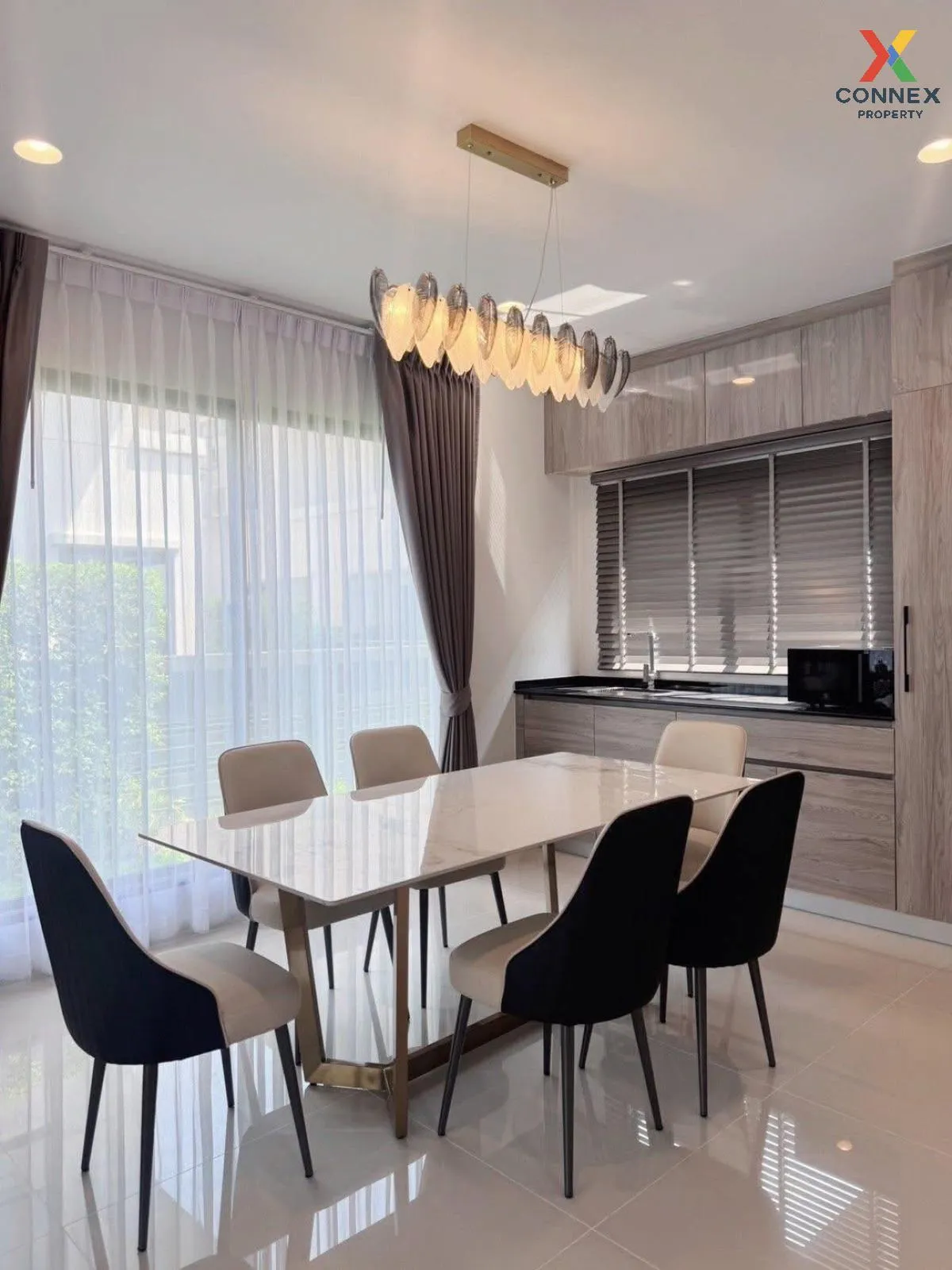 For Rent House , Burasiri Krungthep Kreetha , wide frontage , new