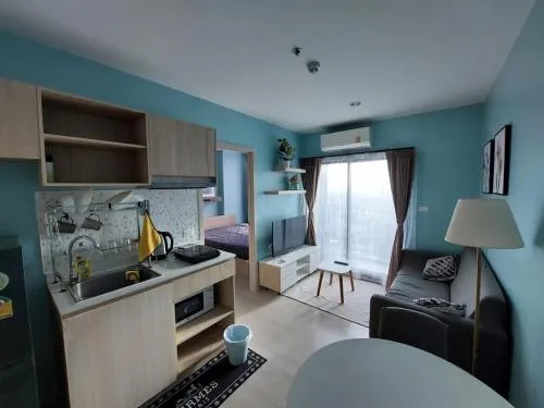 For Rent Condo , Nue Noble Srinakarin-Lasalle , high floor , newly renovated , MRT-Siri Sri-Lasalle , Samrong Nuea , Mueang Samut Prakan , Samut Prakarn , CX-123481