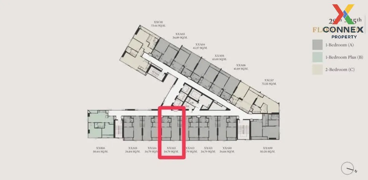 For Sale Condo , The Crest Park Residences , high floor , MRT-Pha