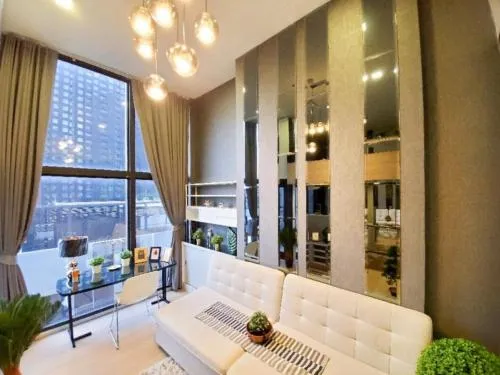 For Rent Condo , Chewathai Residence Asoke , Duplex , MRT-Phra Ram 9 , Makkasan , Rat Thewi , Bangkok , CX-123604