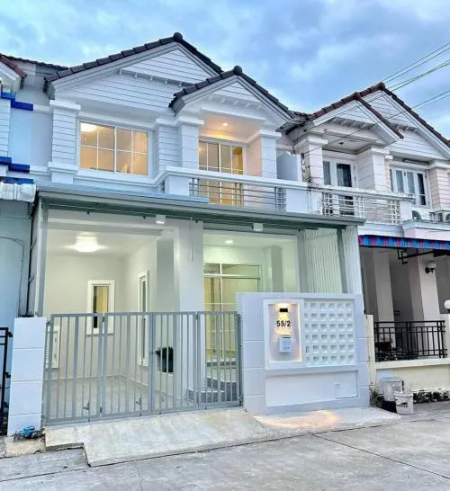 ขายทาวน์เฮ้าส์/ทาวน์โฮม  ทิพย์พิมาน การ์เด้น บ้านกล้วย - ไทรน้อย รีโนเวทใหม่ พิมลราช บางบัวทอง นนทบุรี CX-124163