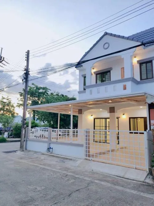 ขายบ้าน  บ้านฟ้ารังสิต คลอง 4 หน้ากว้าง รีโนเวทใหม่ บึงยี่โถ ธัญบุรี ปทุมธานี CX-124247