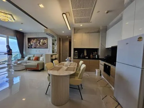 For Sale Condo , Reflection Jomtien Beach Pattaya , nice view , high floor , corner unit , river view , newly renovated , Na Chom Thian , Sattahip , Chon Buri , CX-124551