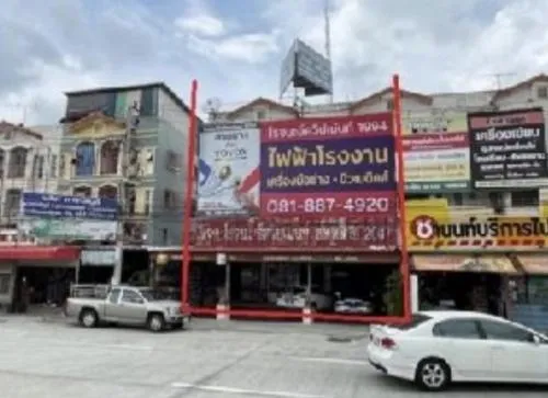For Sale 3.5 - storey commercial building area 570 square meters Bang Lamung - Chonburi , Nong Pla Lai , Bang Lamung , Chon Buri , CX-124583