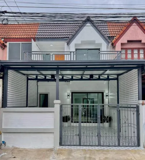 ขายทาวน์เฮ้าส์/ทาวน์โฮม  บ้านบัวทอง 2 รีโนเวทใหม่ บางรักพัฒนา บางบัวทอง นนทบุรี CX-124634