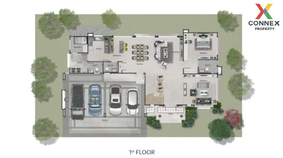 For Sale House , Narinsiri Rama 9 - Krungthep Kreetha , MRT-Sri K 2