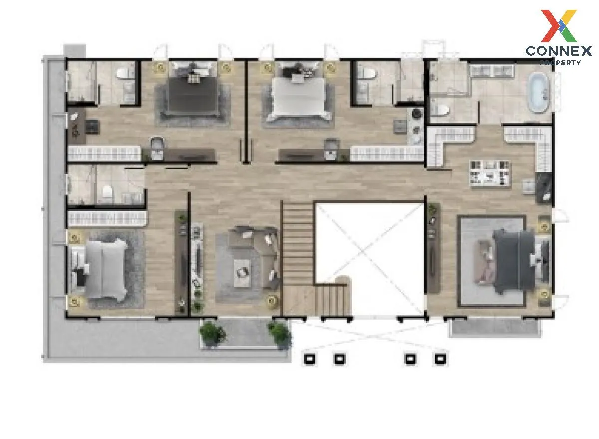 For Sale House , Setthasiri Ngamwongwan , MRT-Khae Rai , Tha Sai  3
