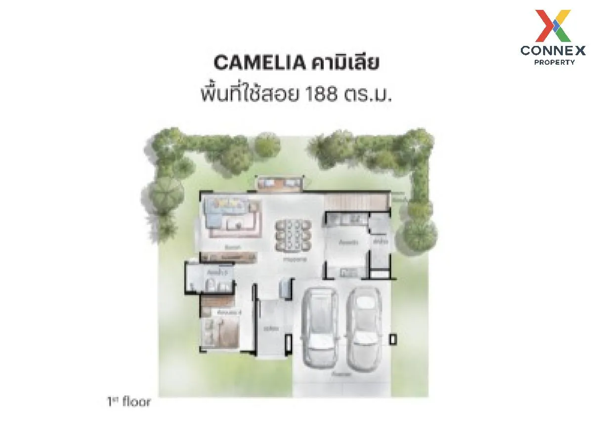 ขายบ้าน  สราญสิริ ศรีวารี 2 ศีรษะจรเข้น้อย บางเสาธง กรุงเทพ CX-12 2