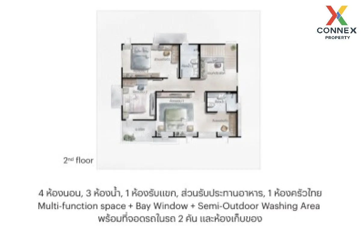 ขายบ้าน  สราญสิริ ศรีวารี 2 ศีรษะจรเข้น้อย บางเสาธง กรุงเทพ CX-12 3
