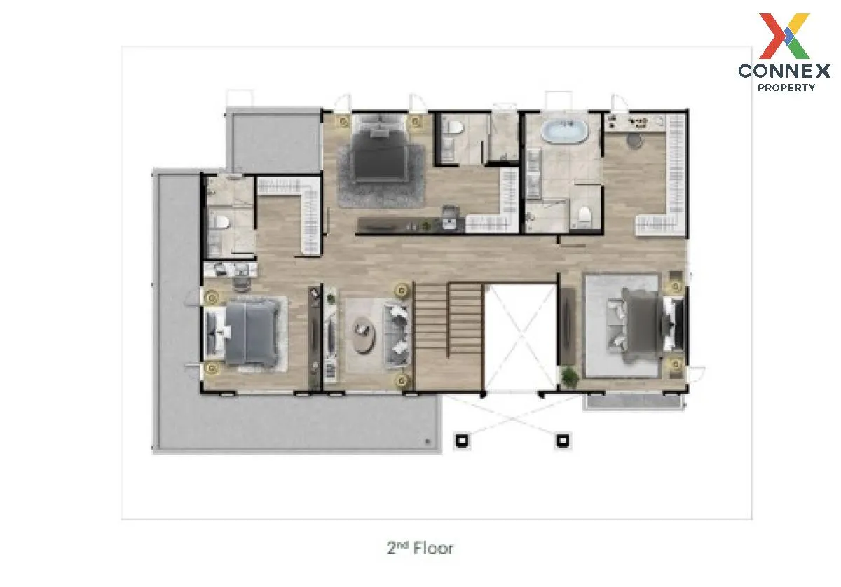 For Sale House , Setthasiri Ngamwongwan , MRT-Khae Rai , Tha Sai  3